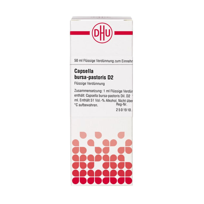 Capsella bursa-pastoris D2 DHU Dilution, 50 ml Lösung