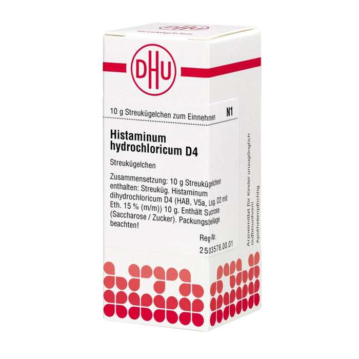 DHU Histaminum hydrochloricum D 4 Streukügelchen, 10 g Globules