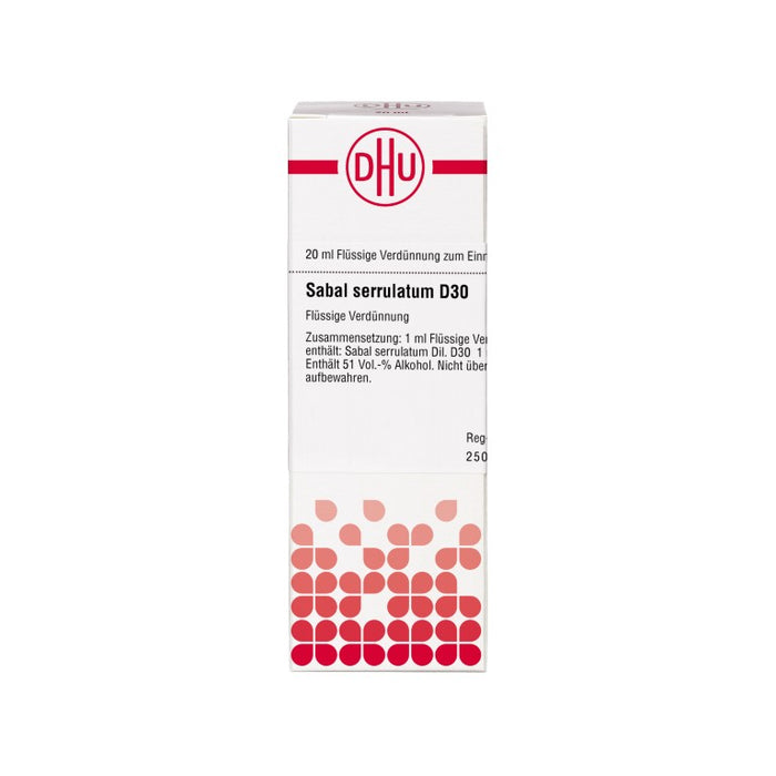 Sabal serrulatum D30 DHU Dilution, 20 ml Lösung