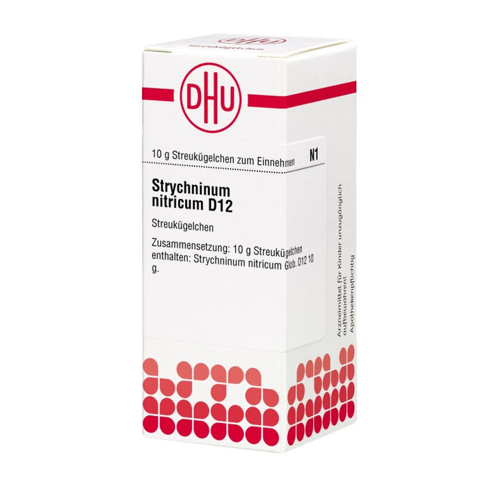 DHU Strychninum nitricum D12 Streukügelchen, 10 g Globuli