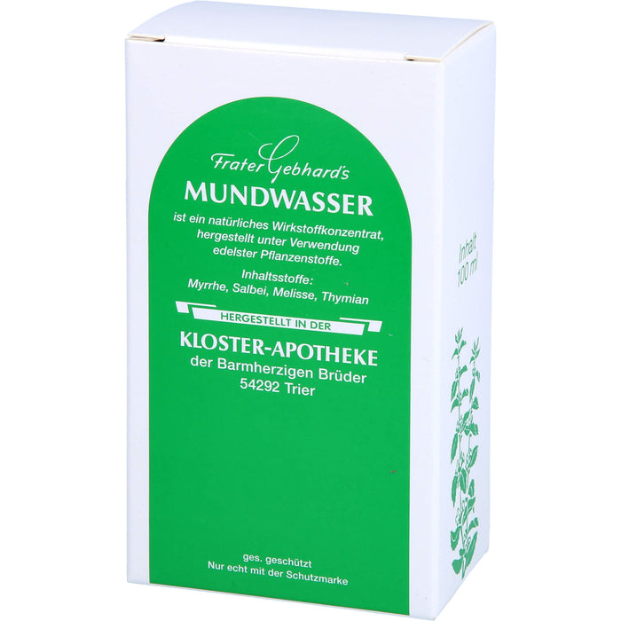 FRATER GEBHARD'S Mundwasser, 100 ml Solution