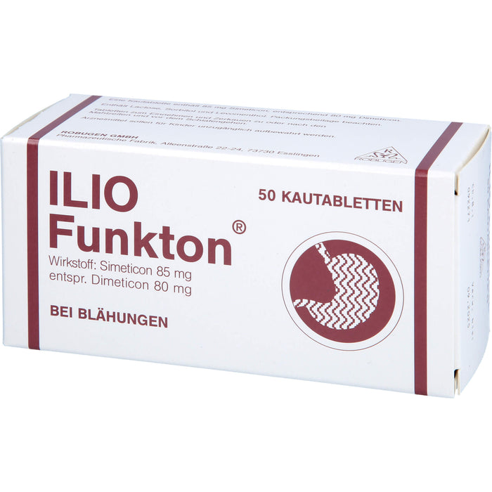 ROBUGEN Ilio-Funkton Kautabletten bei Blähungen, 50 pc Tablettes