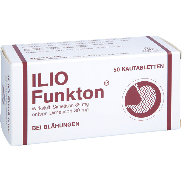 ROBUGEN Ilio-Funkton Kautabletten bei Blähungen, 50 pc Tablettes