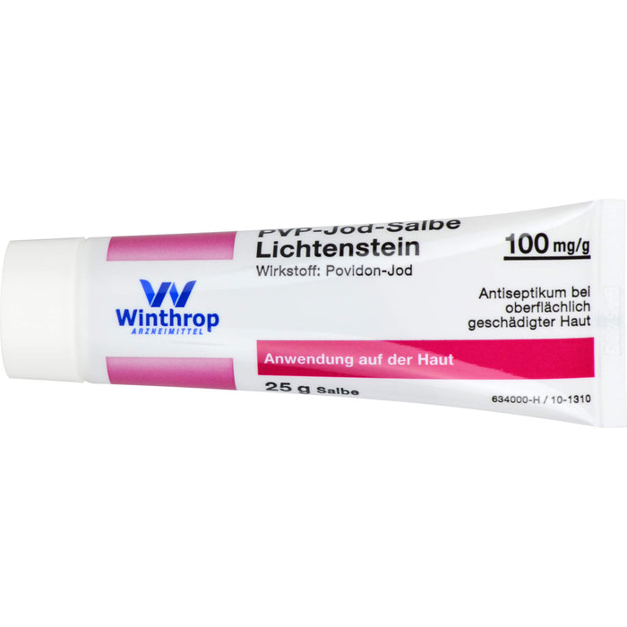 ZENTIVA PVP-Jod-Salbe Lichtenstein 100 mg/g, 25 g Ointment