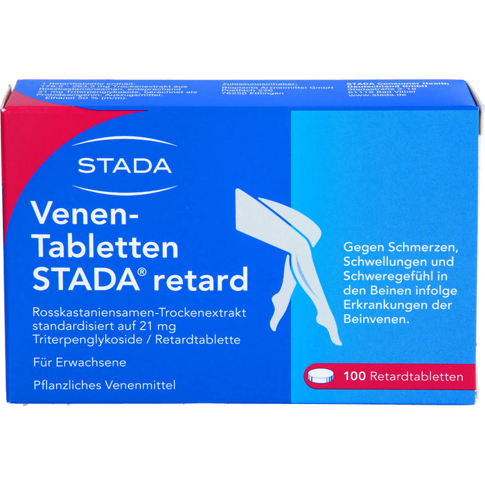 Venen-Tabletten STADA Retardtabletten, 100 pcs. Tablets