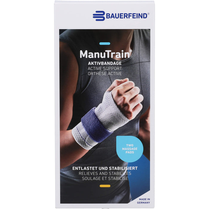 ManuTrain Handgelenkbandage rechts Gr. 2 schwarz, 1 pc Bandage