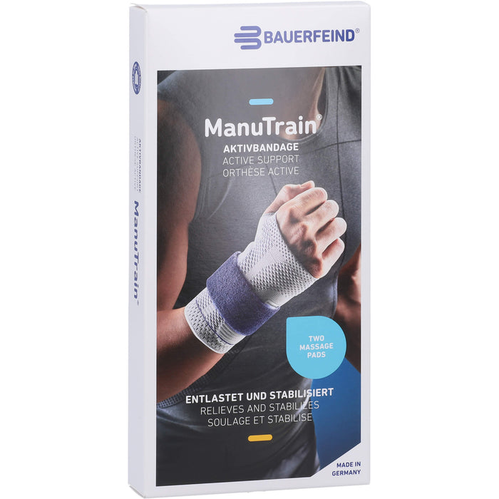 ManuTrain Handgelenkbandage rechts Gr. 2 schwarz, 1 pc Bandage