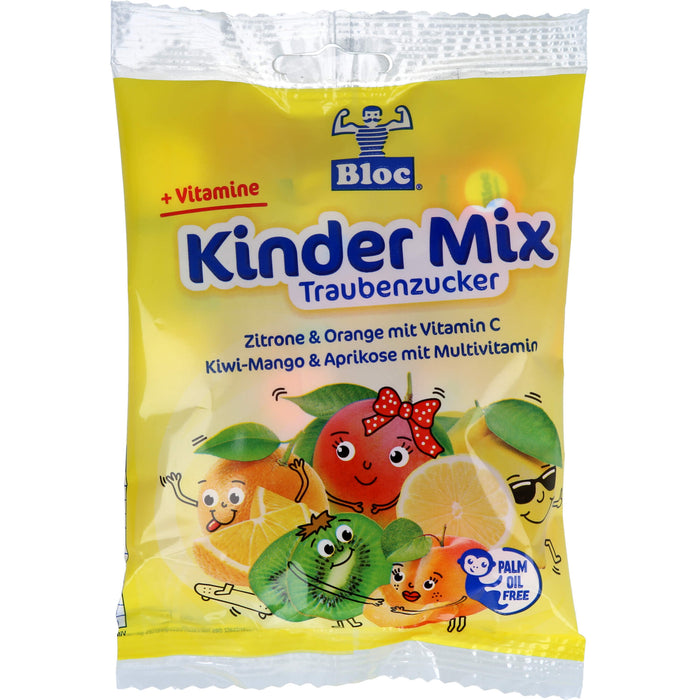 Bloc Traubenzucker für Kinder starke Früchtchen, 75 g Candies