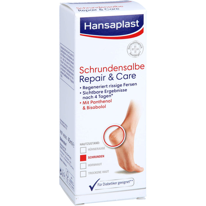 Hansaplast Schrundensalbe Repair & Care, 40 ml Salbe