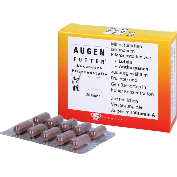 Augenfutter Sekundäre Pflanzenstoffe Kapseln, 20 pcs. Capsules