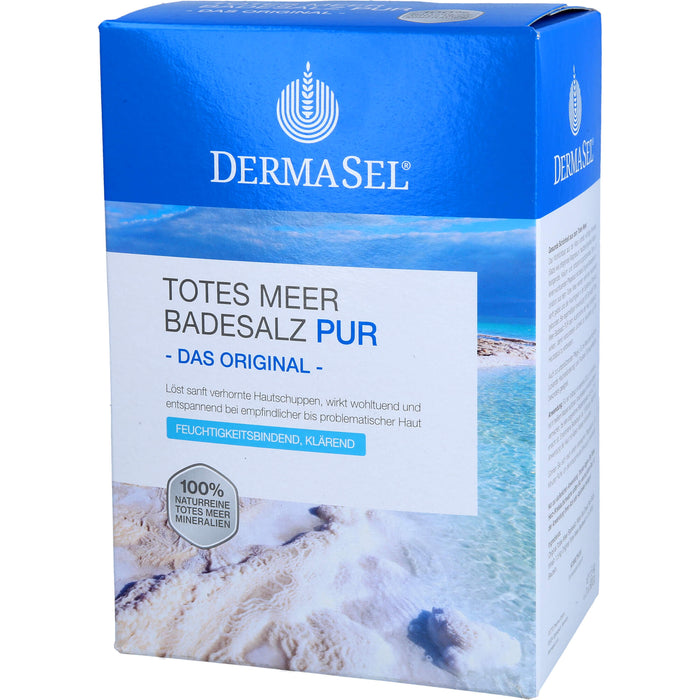 DermaSel Totes Meer Badesalz Pur, 1.5 kg SLZ