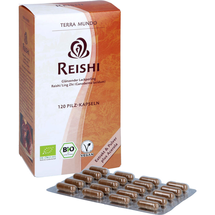 Terra Mundo Reishi Pilz Kapseln, 120 pcs. Capsules