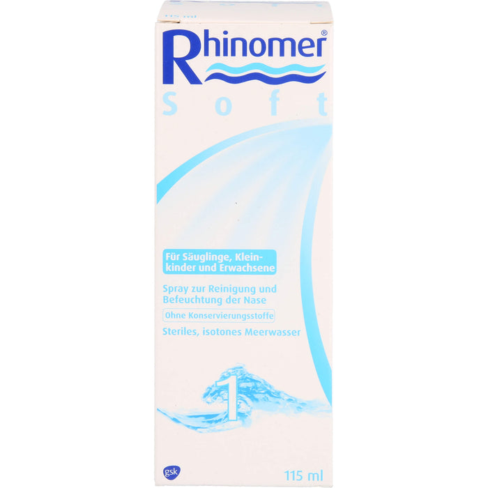 Rhinomer 1 Soft Lösung zur Reinigung und Befeuchtung der Nase, 115 ml Solution