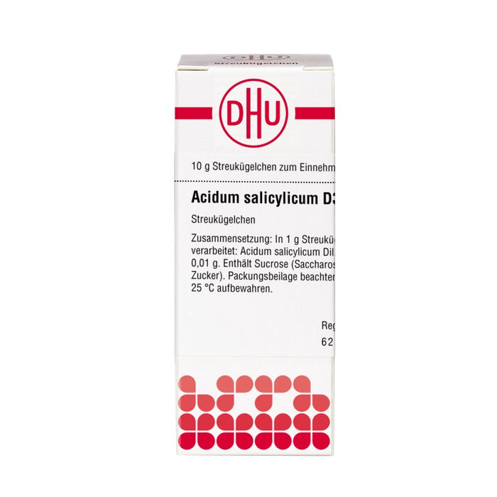 DHU Acidum salicylicum D30 Streukügelchen, 10 g Globules