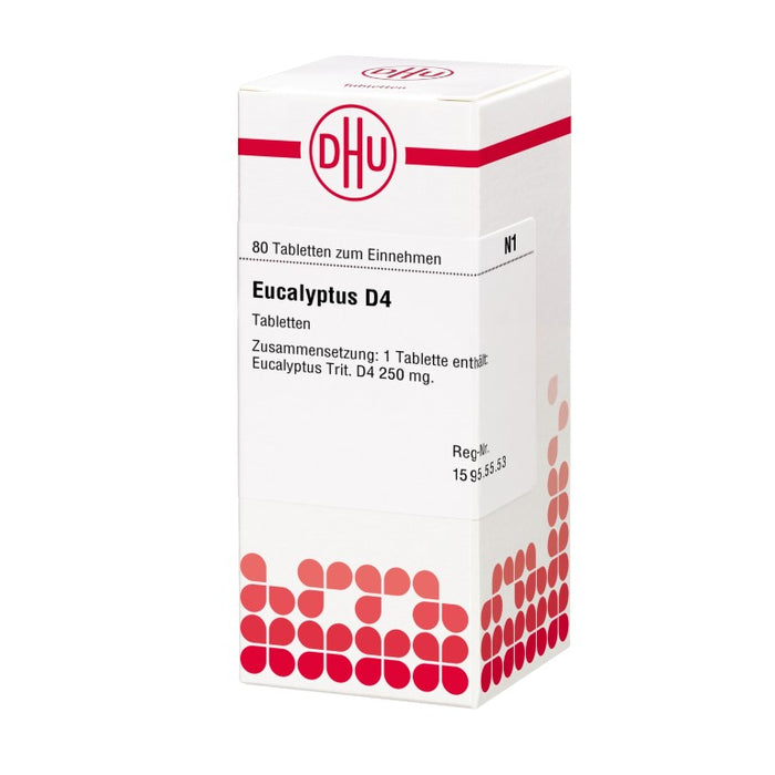 Eucalyptus D4 DHU Tabletten, 80 St. Tabletten