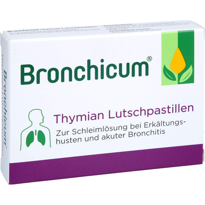 Bronchicum Thymian Lutschpastillen, 20 pc Tablettes