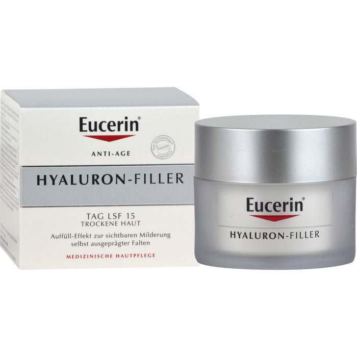 Eucerin Hyaluron-Filler Tagespflege für trockene Haut, 50 ml Crème