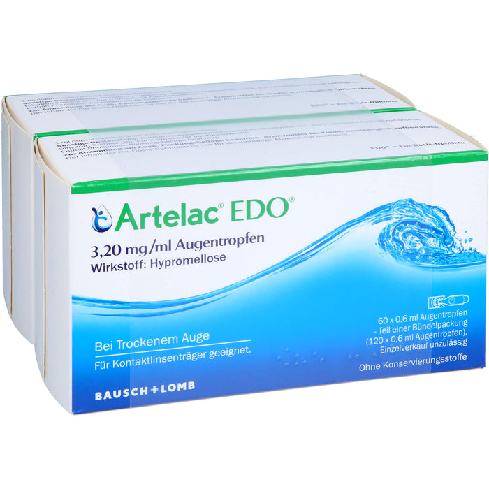 Artelac EDO, 3,20 mg/ml Augentropfen, Lösung, 120 pcs. Solution