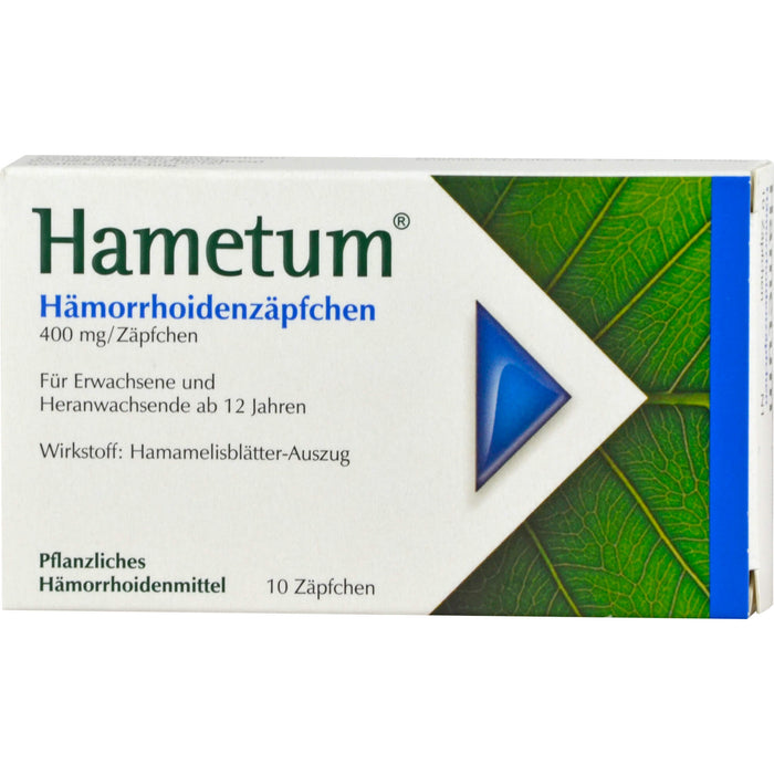 Hametum Hämorrhoidenzäpfchen, 10 pcs. Suppositories