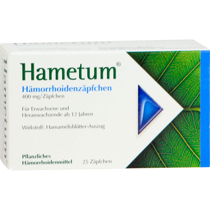 Hametum Hämorrhoidenzäpfchen, 25 pc Suppositoires