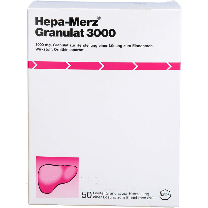 Hepa-Merz Granulat 3000 Lebertherapeutikum, 50 pcs. Sachets