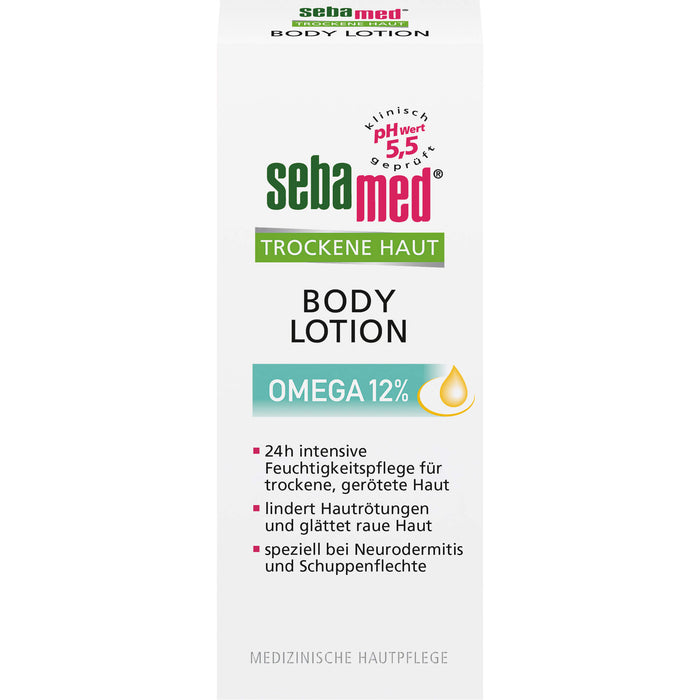 sebamed Trockene Haut Omega 12% Body Lotion, 200 ml LOT