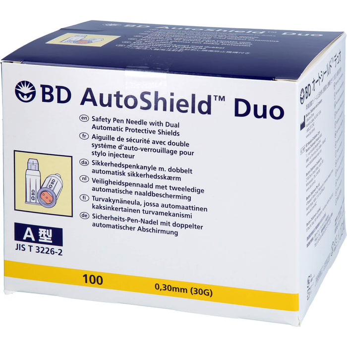 BD AutoShield Duo Sicherheits-Pen-Nadel 8mm, 100 St KAN