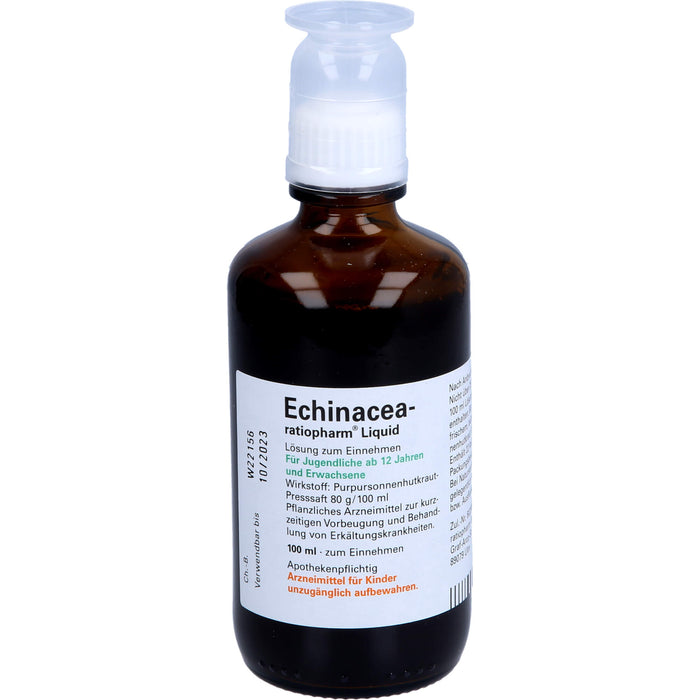 Echinacea-ratiopharm Liquid pflanzliches Immunstimulanz, 100 ml Lösung