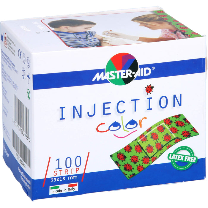 MASTER AID Injection strip color 39 x 18 mm Kinderpflaster, 100 pc Pansement