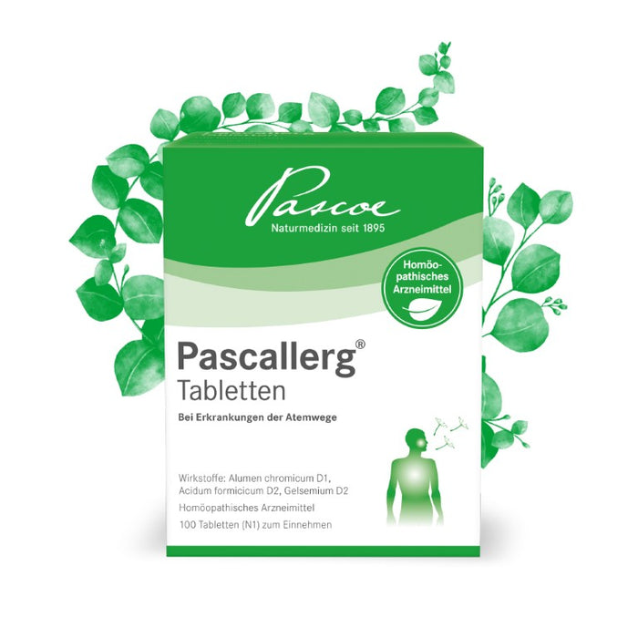 Pascallerg Tabletten  bei Erkrankungen der Atemwege, 100 pcs. Tablets