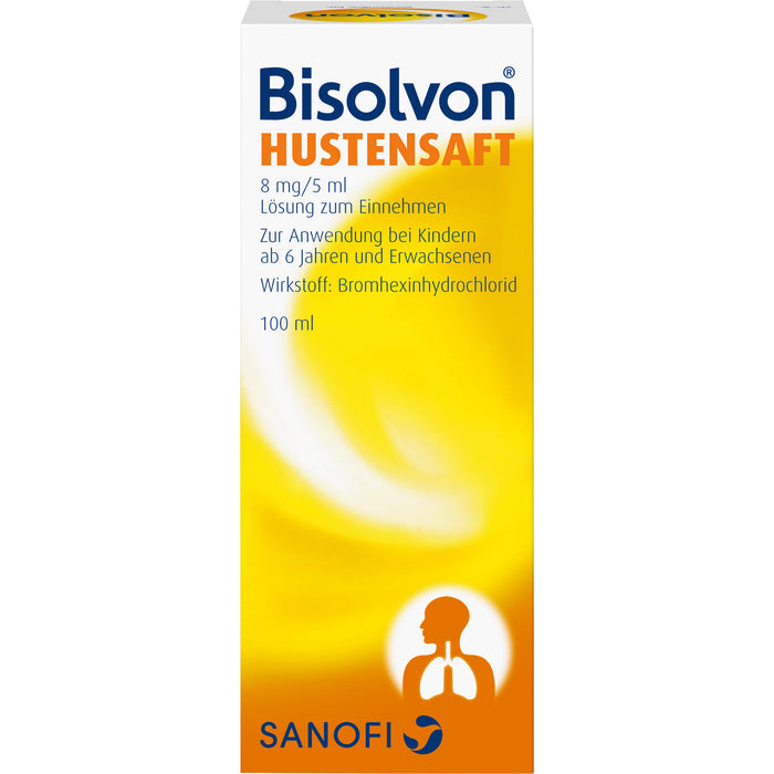 Bisolvon Hustensaft, 8 mg/5 ml, 100 ml Lösung