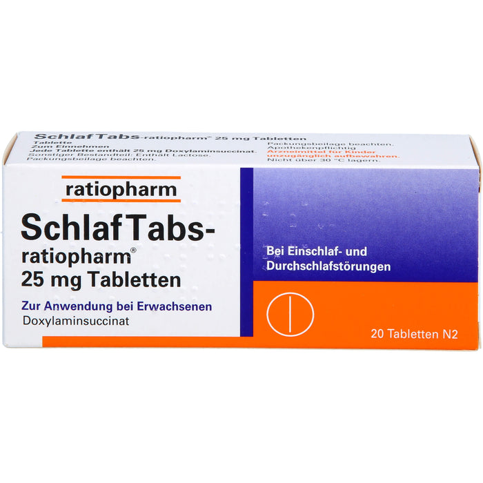 SchlafTabs-ratiopharm, 20 St. Tabletten