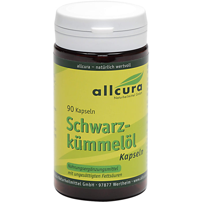 allcura Schwarzkümmelöl Kapseln, 90 pcs. Capsules