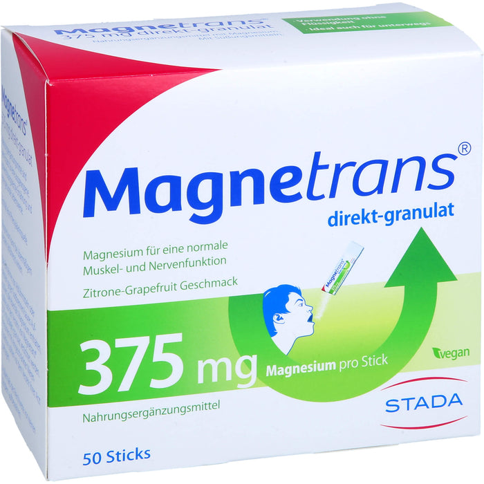 Magnetrans Direktgranulat 375 mg Sticks, 50 St. Beutel