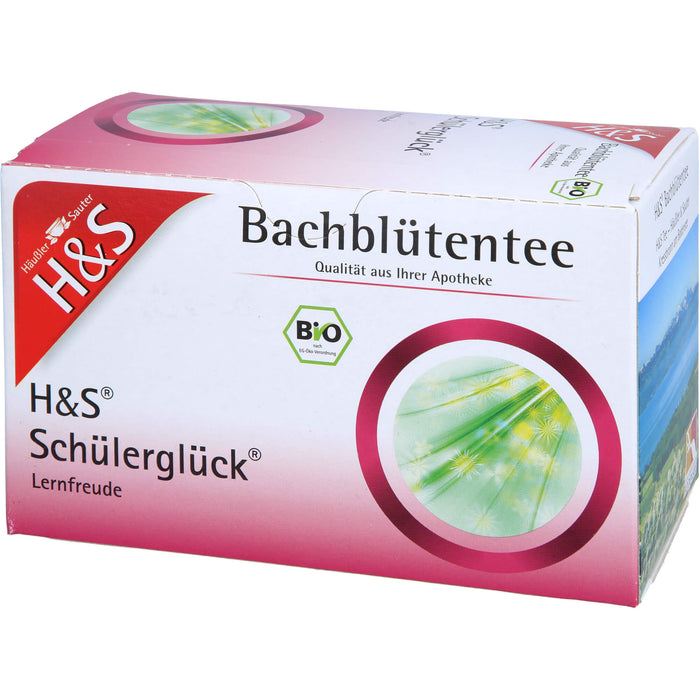 H&S Bachblütentee Schülerglück, 20 pc Sac filtrant