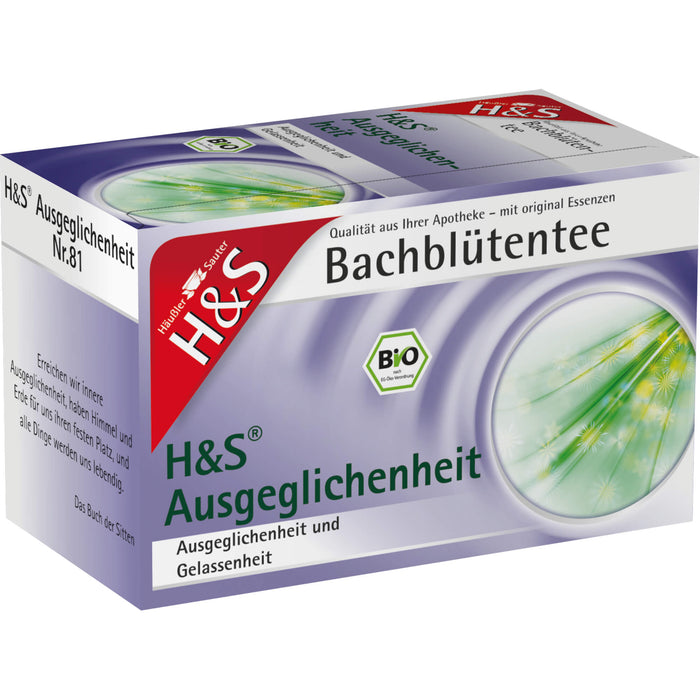 H&S Bachblütentee Ausgeglichenheit, 20 St. Filterbeutel