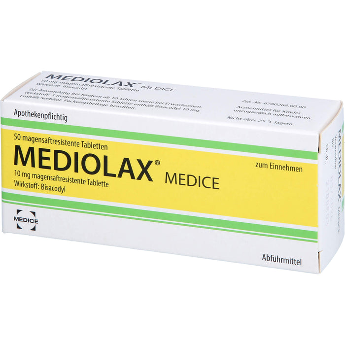 Mediolax Medice Tabletten, 50 pc Tablettes