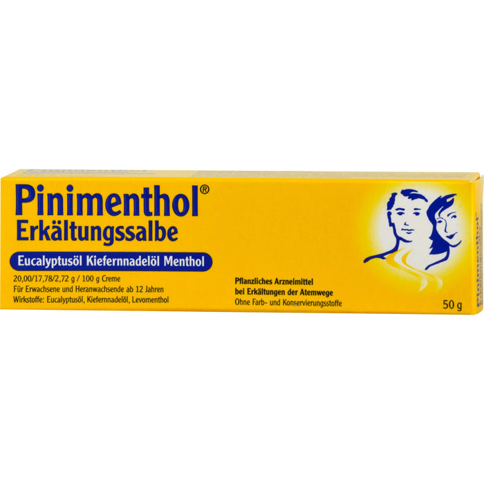 Pinimenthol Erkältungssalbe, 50 g Crème