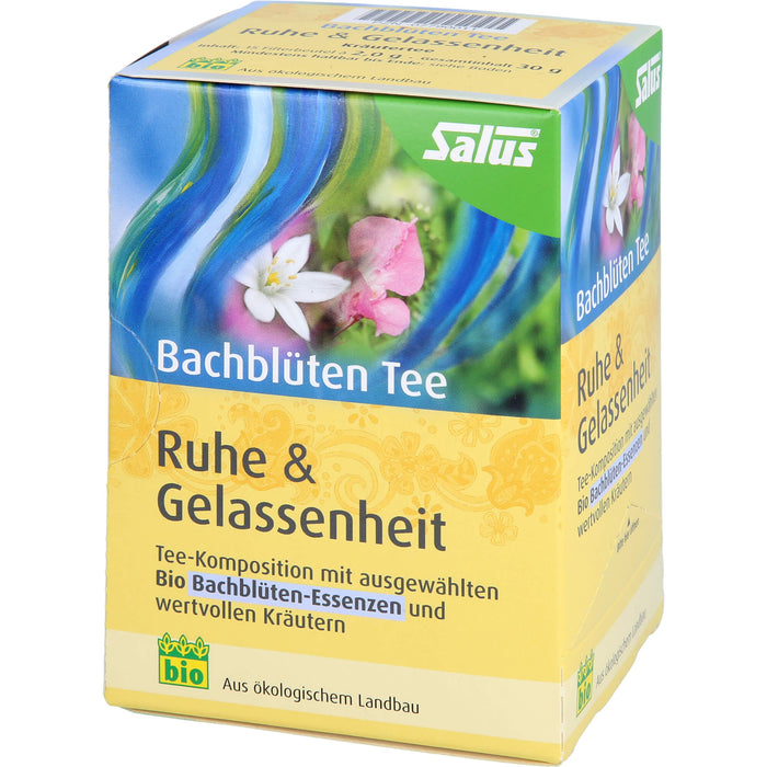 Salus Bachblüten Tee Ruhe & Gelassenheit, 15 pcs. Filter bag