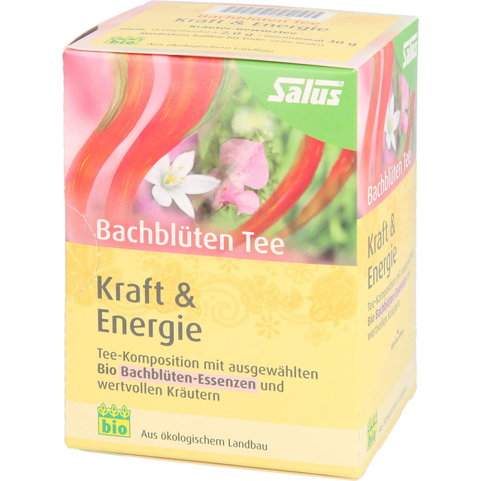 Salus Bachblüten Tee Kraft & Energie bio, 15 pc Sac filtrant