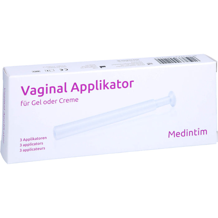 Vaginal Applikator für Gel/Creme, 3 St