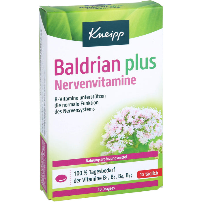 Kneipp Baldrian plus Nervenvitamine, 40 St DRA