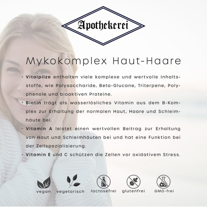 Apothekerei Mykokomplex Haut-Haare, 90 pc Capsules