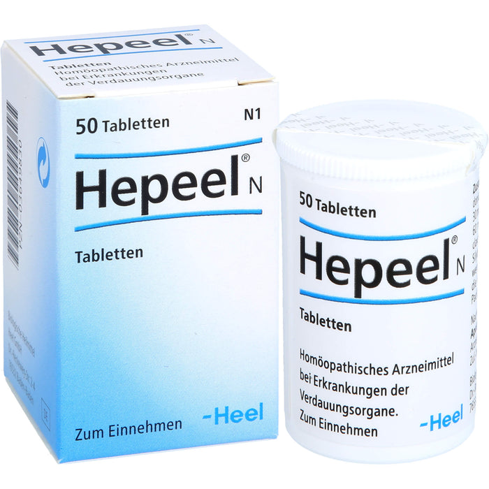 Hepeel N Tabletten bei Erkrankungen der Verdauungsorgane, 50 St. Tabletten