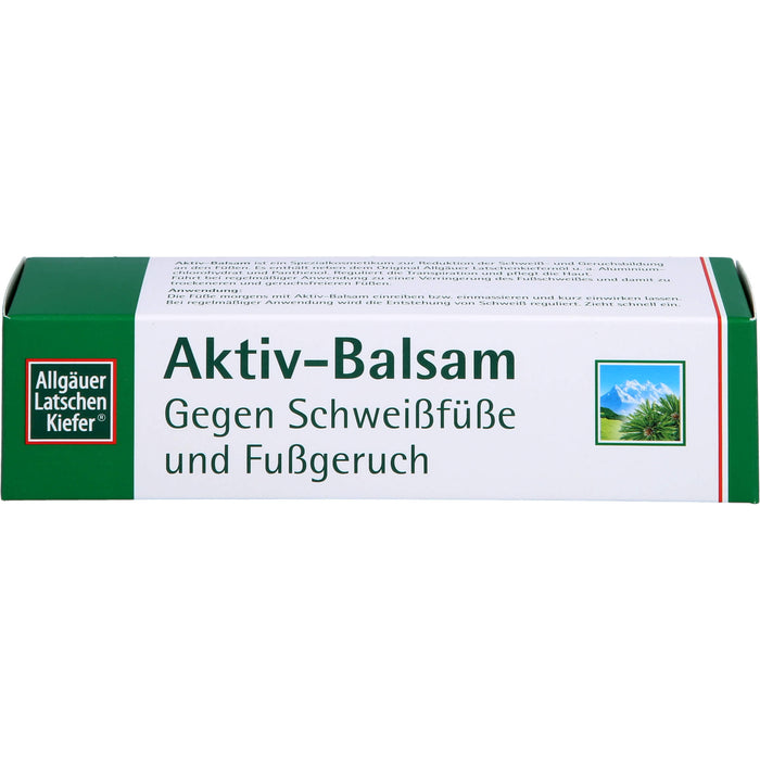 Allgäuer Latschenkiefer Aktiv-Balsam gegen Schweißfüße und Fußgeruch, 50 ml Cream