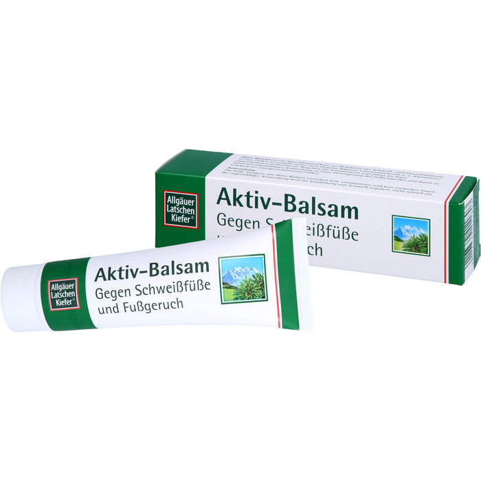 Allgäuer Latschenkiefer Aktiv-Balsam gegen Schweißfüße und Fußgeruch, 50 ml Cream