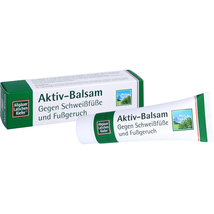 Allgäuer Latschenkiefer Aktiv-Balsam gegen Schweißfüße und Fußgeruch, 50 ml Cream