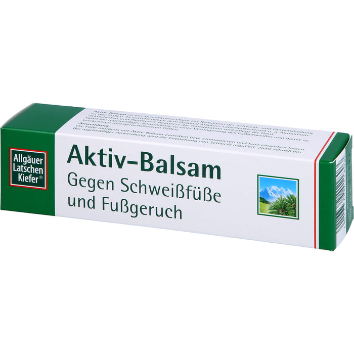 Allgäuer Latschenkiefer Aktiv-Balsam gegen Schweißfüße und Fußgeruch, 50 ml Creme