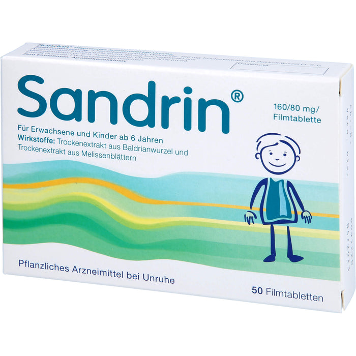 Sandrin Filmtabletten bei Unruhe, 50 pcs. Tablets