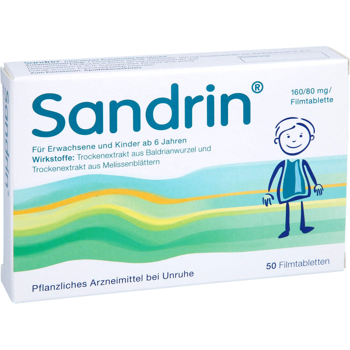 Sandrin Filmtabletten bei Unruhe, 50 St. Tabletten